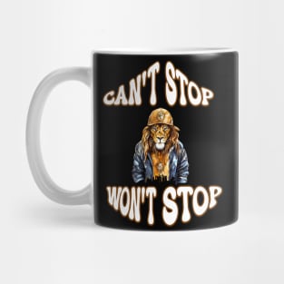Can't stop, won't stop hip hop tee Mug